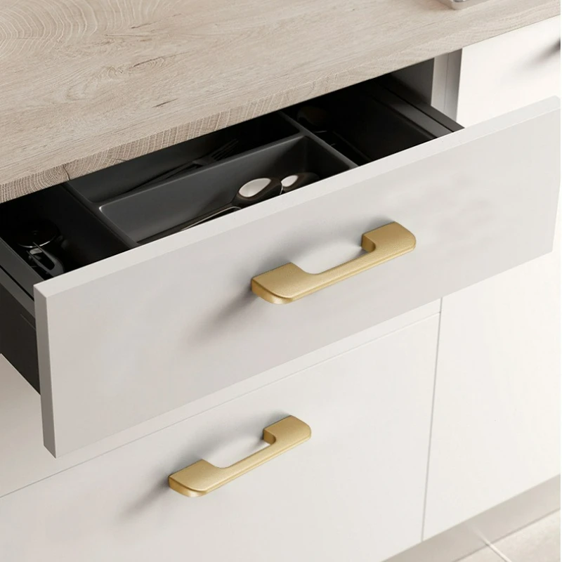 Luxury Cabinet Handles Modern Kitchen Cupboard Pull Aluminum Alloy Drawer Pulls Wardrobe Door Handle Furniture Hardware 3