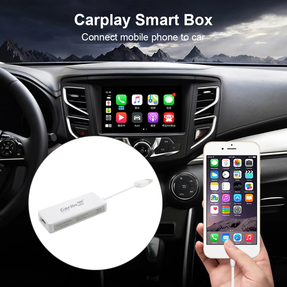 Wireless Adapter For Carplay Wired Auto Dongle For Android Car