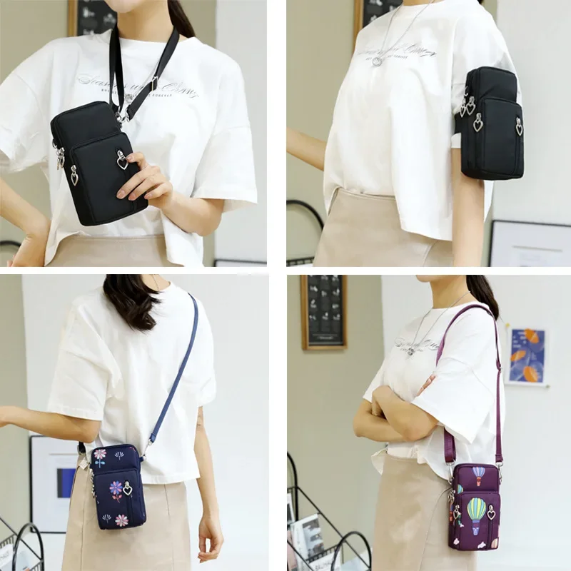 Crossbody Bag All-match Mini Small Women's Messenger Hanging Neck Coin Purse Vertical Handbag Mobile Phone Bag