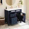 Bathroom Organizers, Bathroom Vanity With Sink, Modern Bathroom Cabinet With Drawers And Tip Out Drawer, Freestanding Bathroom V 6