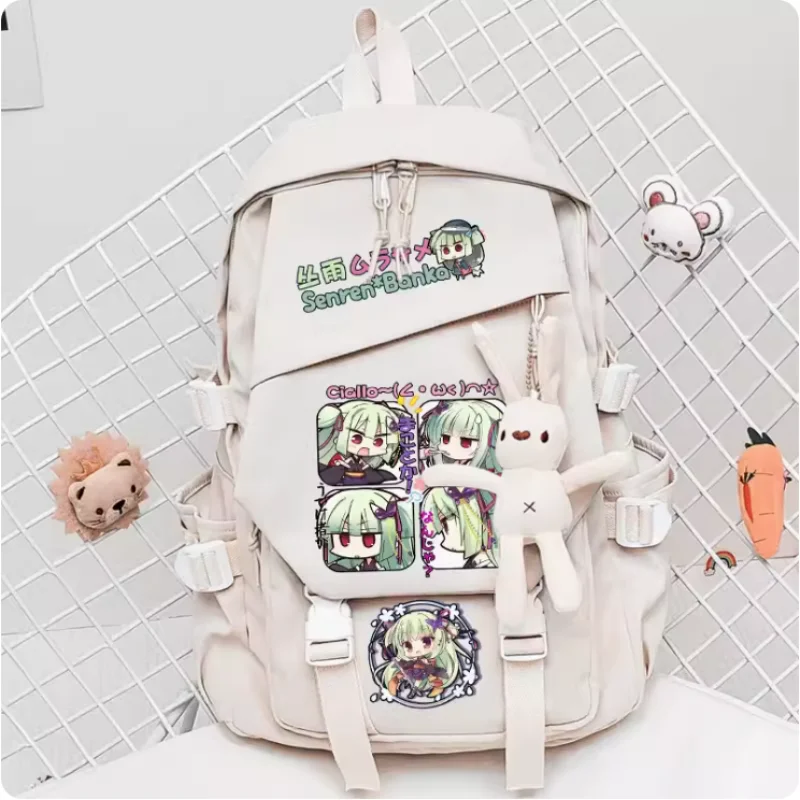 

Anime Senren Banka Schoolbag Backpack High-capacity Shoulder Bag Cosplay Travel Student Teenager Gift B788