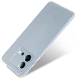 Ultra Thin Soft Silicon Case | TPU Protective Cover for iQOO Neo 7 Speed (Transparent White)