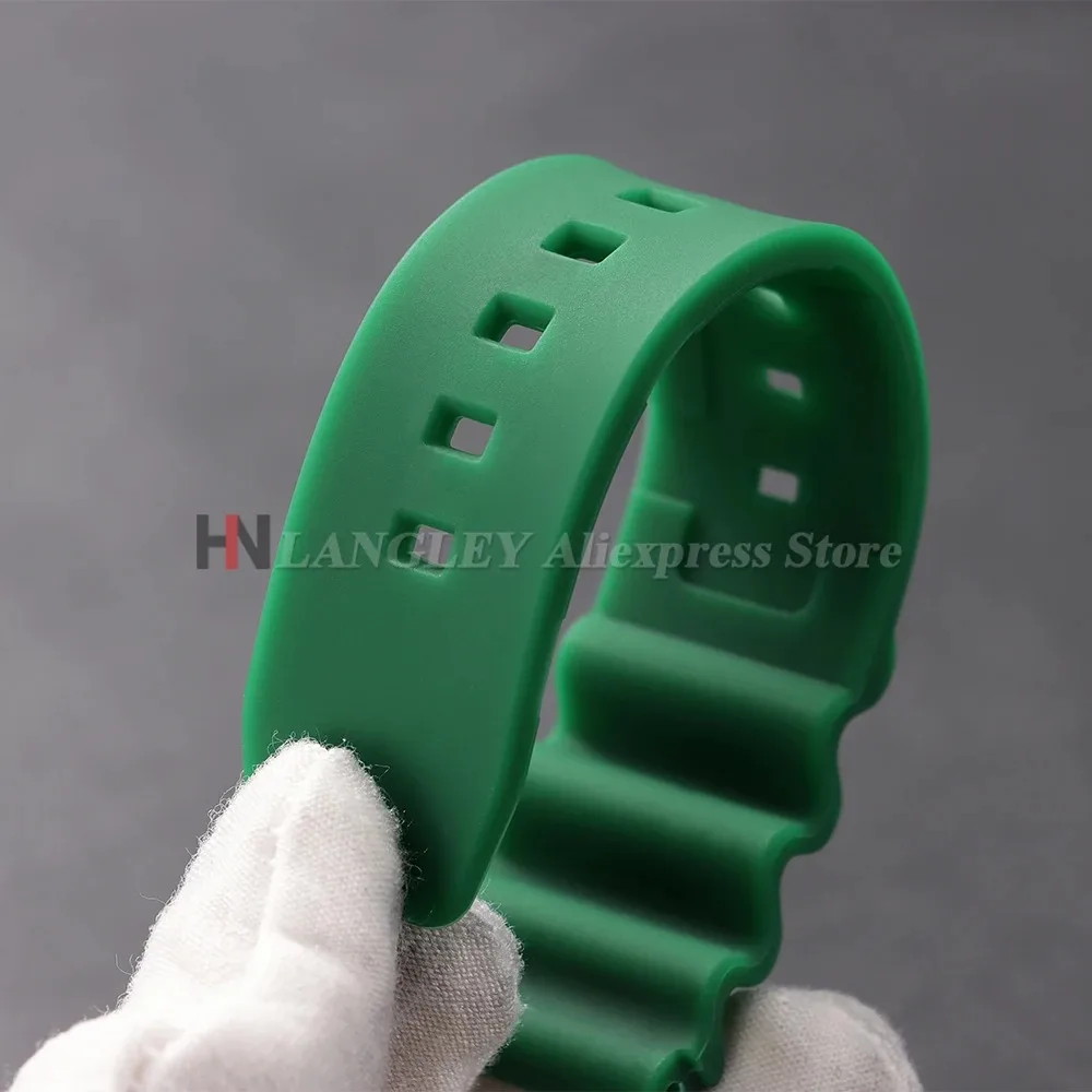 Unisex Sport Waterproof Silicone Watch Strap with Pin Buckle