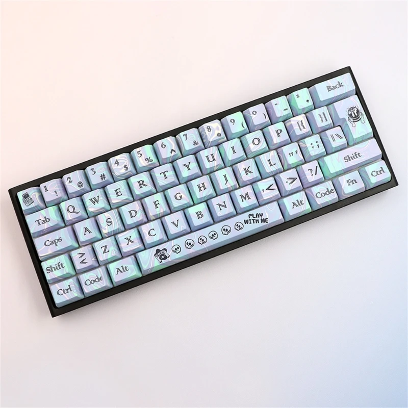 

112Keys Customizable PBT Keycaps for 61/87/104/108 Keycap for Gaming Enthusiasts Lightweight Dye-Sublimation Cute Keycap