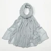 107140-a40fb1.jpg Nouveauté froissé rayonne Hijab femmes musulman écharpe châles solide Foulard enveloppes grande taille plaine islamique Turban bandeaux Foulard