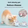 2024 New Children's Electric Rolling Rabbit Hamster Rotating Fun and Cute Slippery Cat Plush Toy Pet Interactive Toy Pet Gift 2