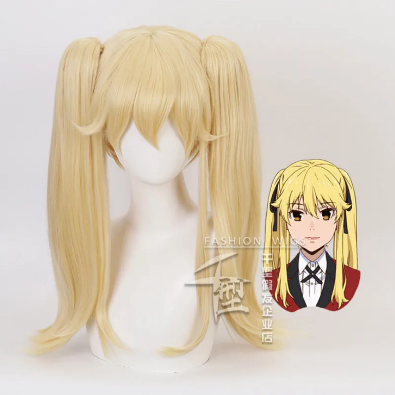 Kakegurui Compulsive Gambler Jabami Yumeko Meari Saotome Yumemite Wigs Cosplay E - Foto 6