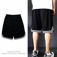 Unisex Loose Fit Quick Dry Breathable Sweat Wicking Basketball Training Sports Shorts Fitness Running Pants Large K Size