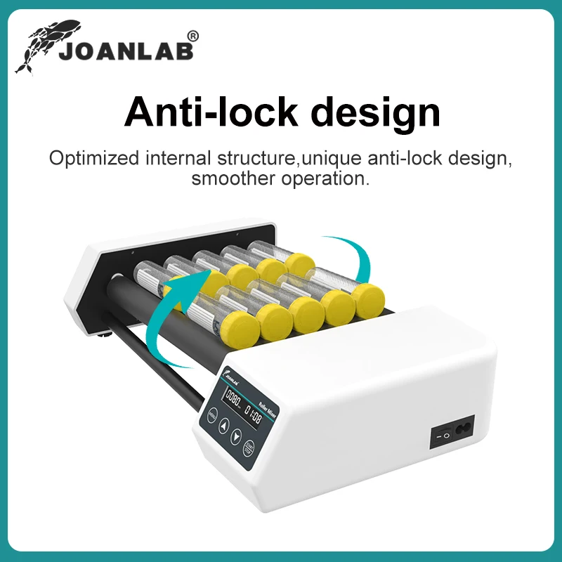 JOANLAB Roller Mixer Laboratory Equipment Digital Adjustable Horizontal Rotator Medical Blood Mixer Blood Collection Tube rotary mixer