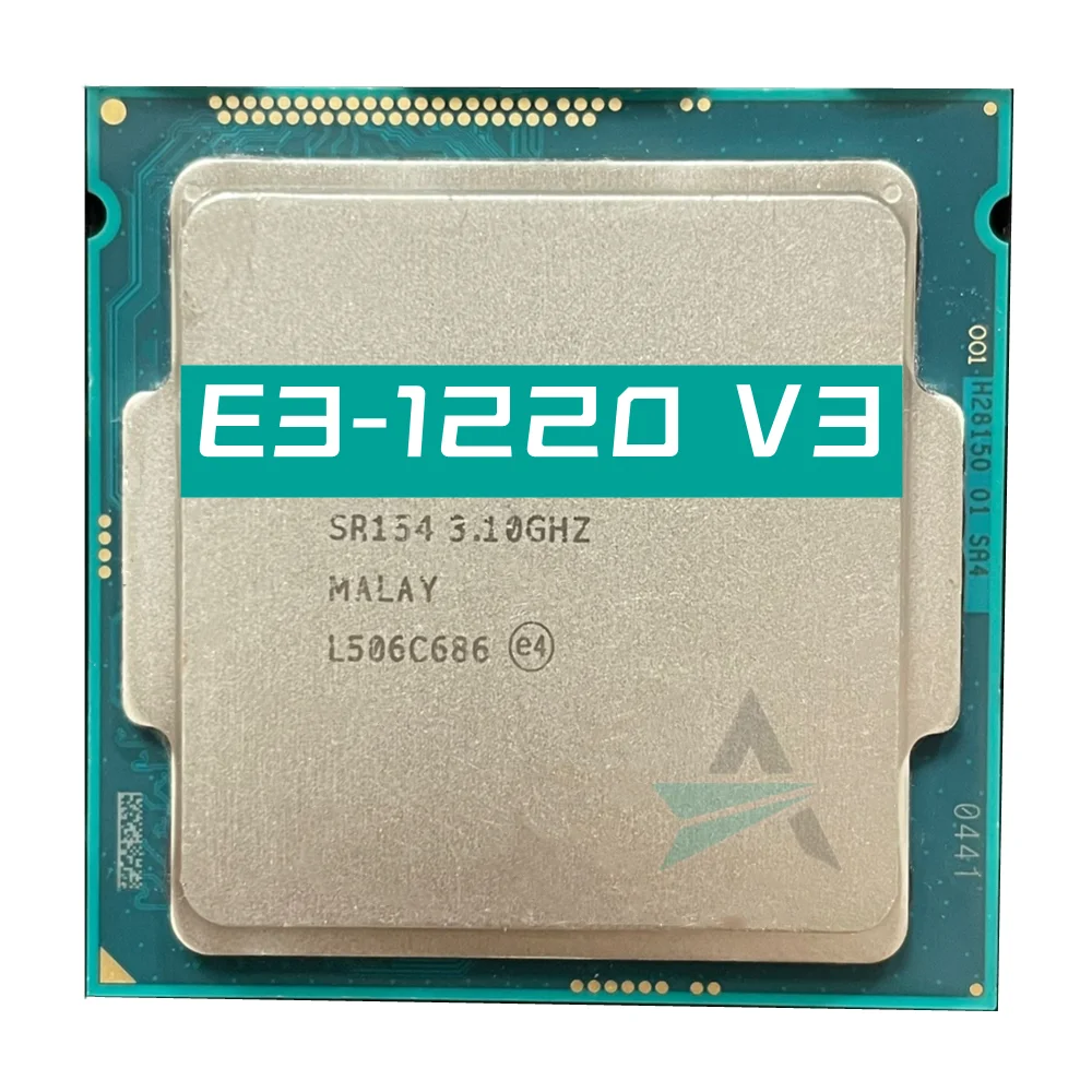 Xeon E3-1220 V3 E3 1220 V3 E3 1220 V3 3.1 Ghz Processore Cpu Quad-Core Quad-Thread 80W Lga 1150