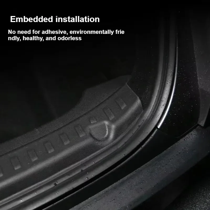 For Tesla Model Y Juniper 2025 Trunk Guards TPE Rear Trunk Door Sill Protector C