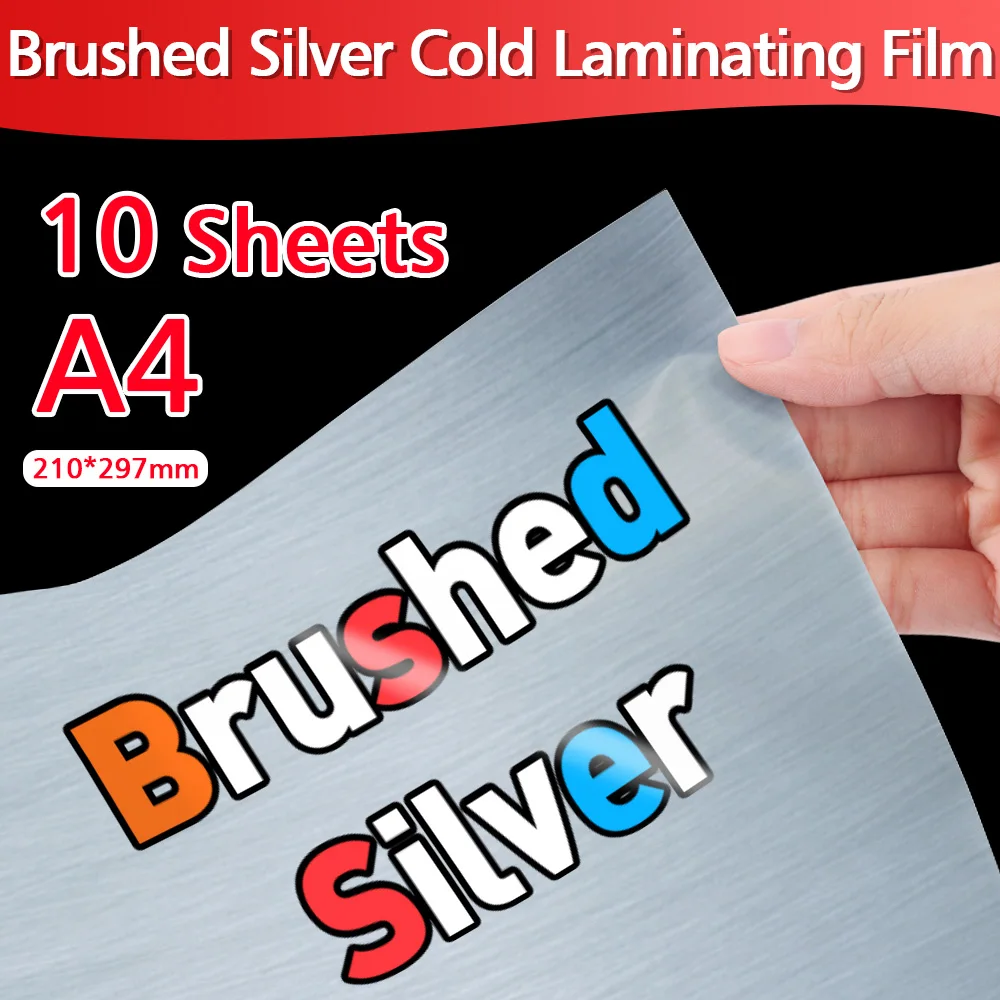 100 Sheets A4 PVC Sticker Vinyl Sticker Transparent Clear Sticker For Laser  Printer Lamination Film Strong Adhesive - Price history & Review, AliExpress Seller - Amanda's Super Market