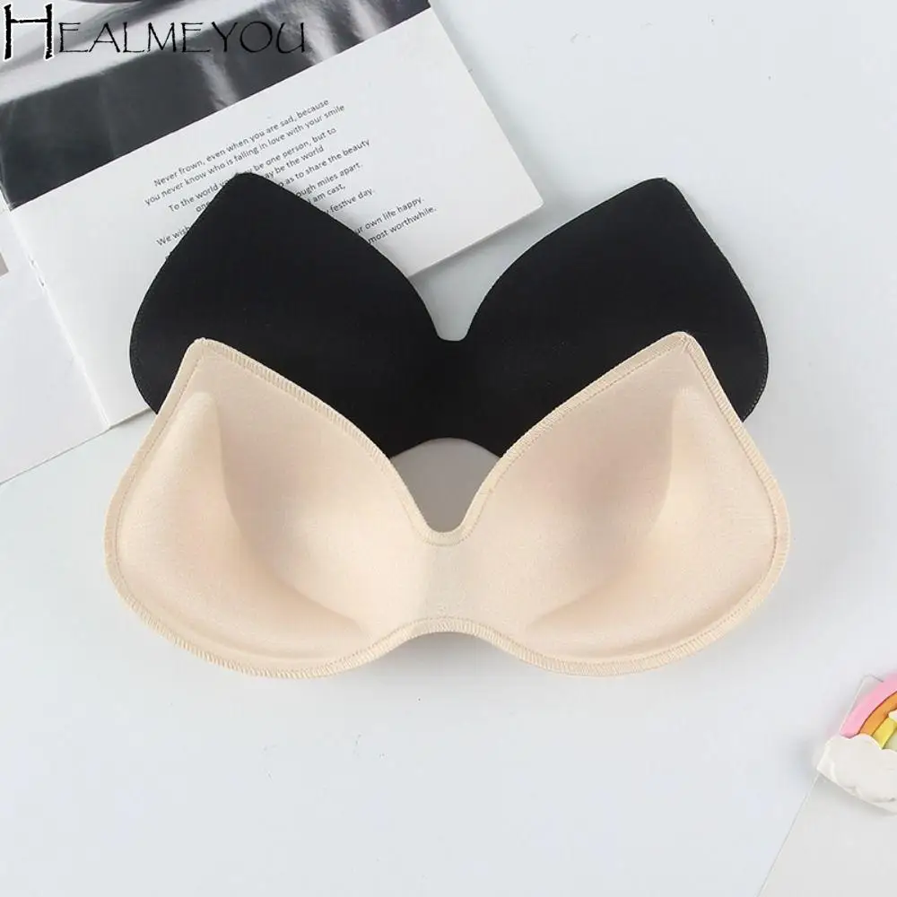 

Enhancer Removable Sponge Chest Cups Clothes Accessories Bra Pads Push Up Breast Pads Enhancer Chest Cups Breast Insert