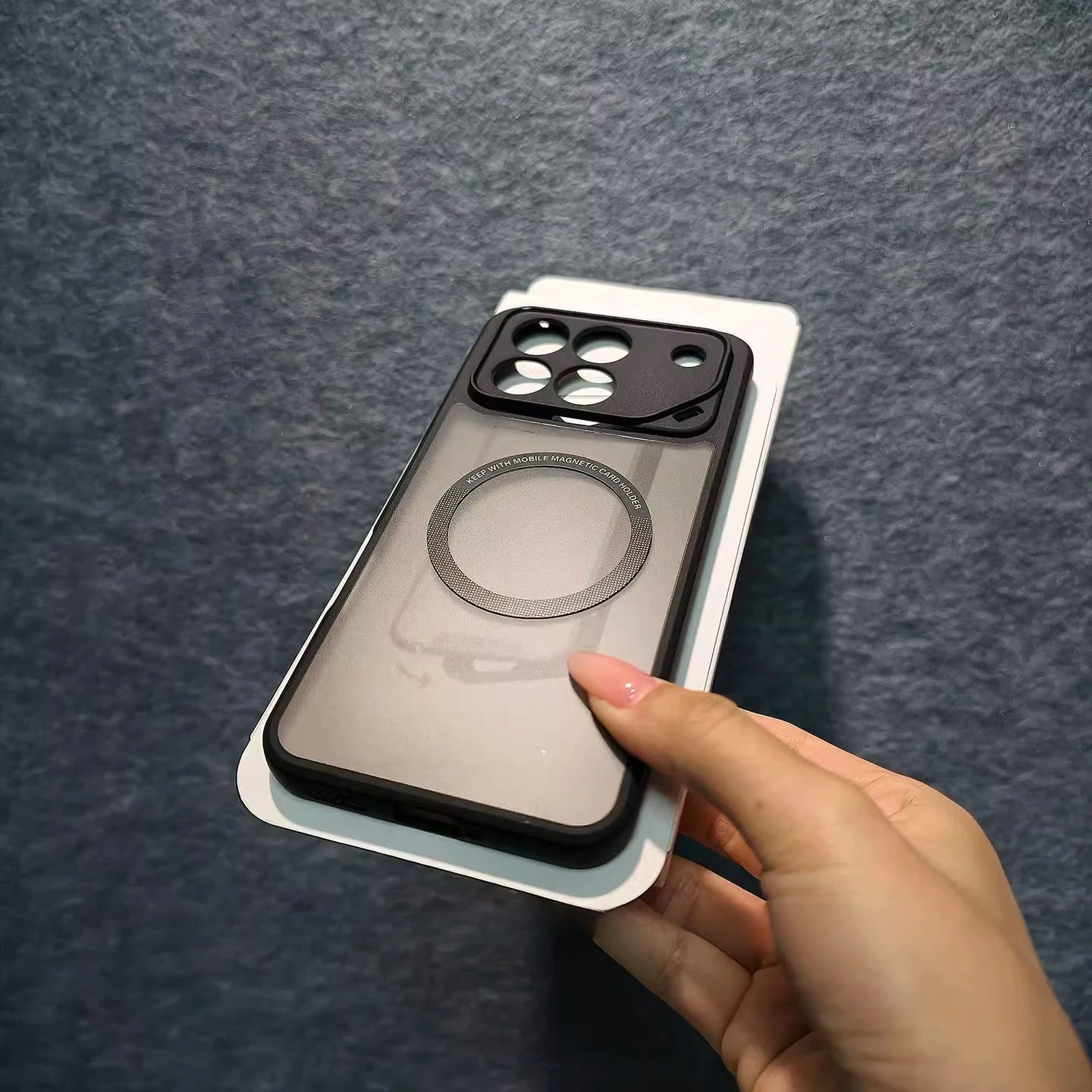 For Honor Win RT: Sleek Matte Clear Magnetic Anti-Fall Protective Phone Cover with Shockproof Bumper
