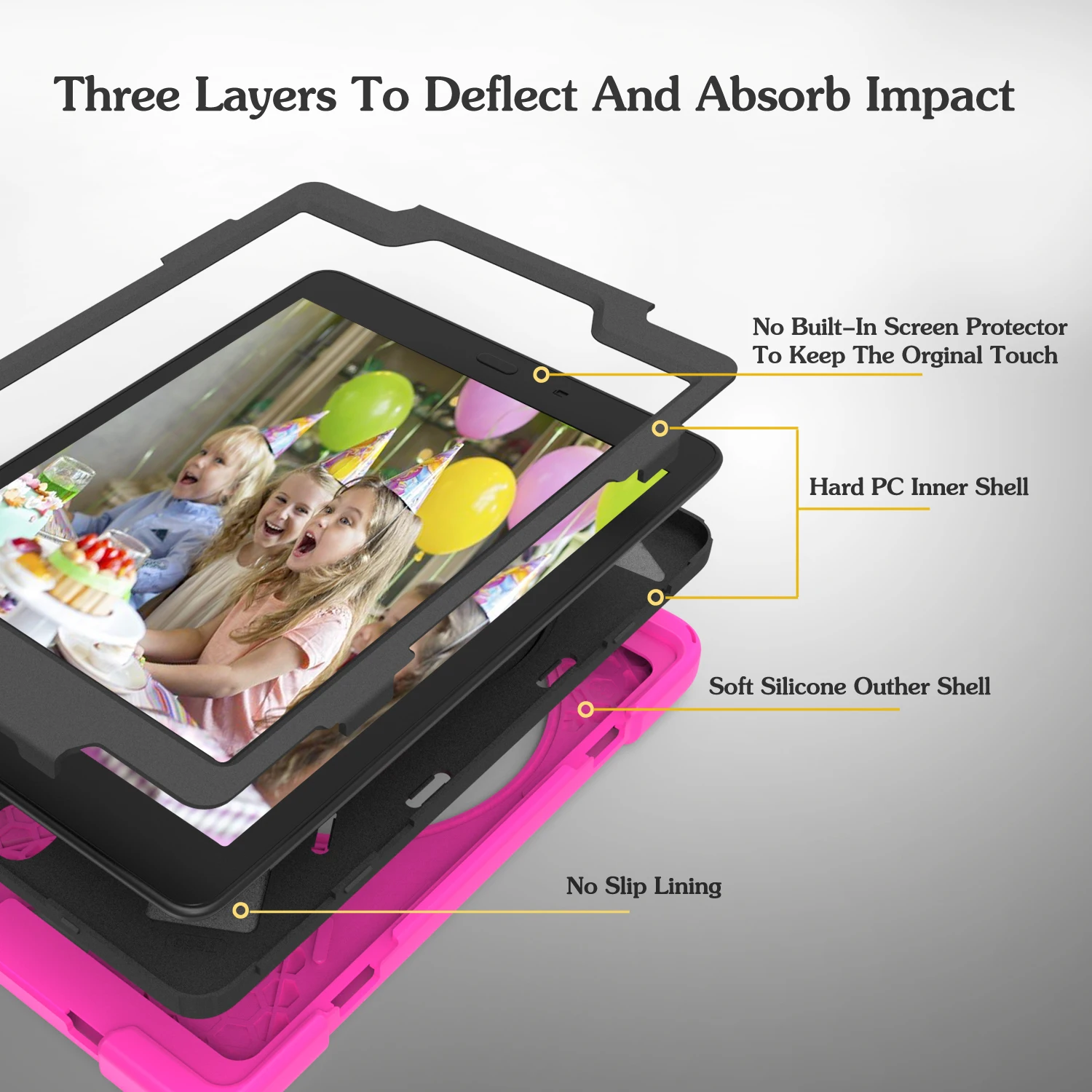 Capa de stand hybrid para samsung galaxy