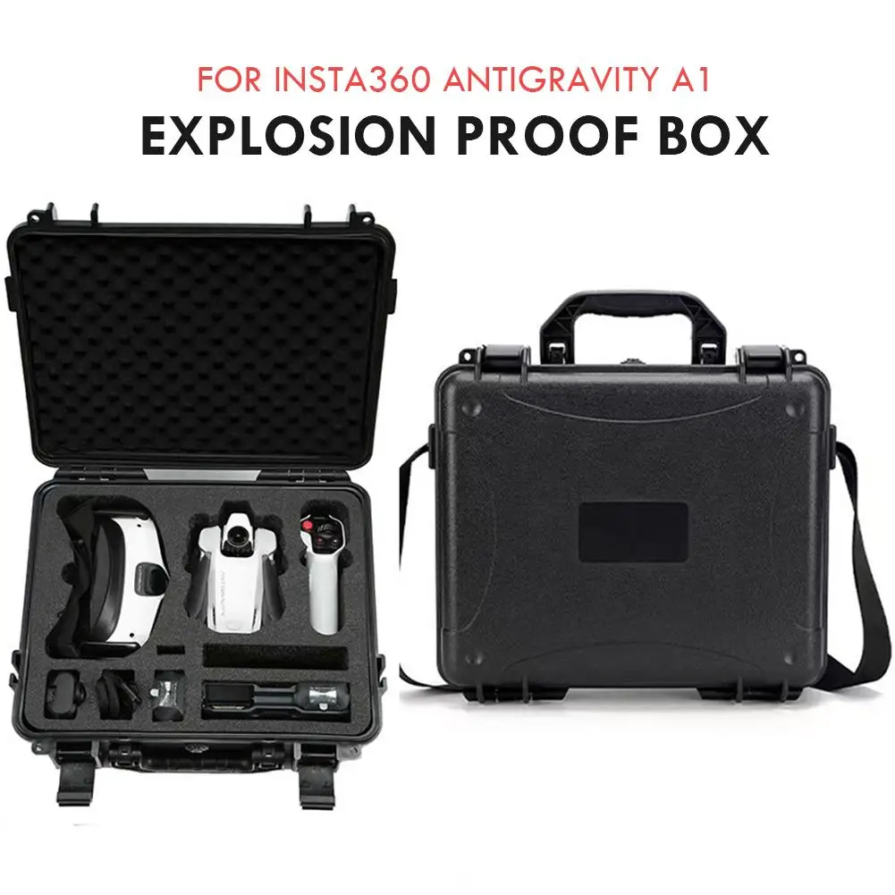 Custodia rigida per drone panoramico Insta360 Antigravity A1, portatile, impermeabile, antideflagrante, grande capacità, accessori per drone_voghion.com