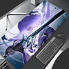 Mouse Pad XL Lockedge Large Gaming Accessories Computer Gamer Keyboard Pad Honkai Star Rail Acheron Mouse Mat Desk Mousepad 2