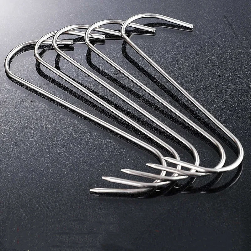 Meat Hook Bacon Hooks Stainless Steel Bacon Sausage S-shaped Hook