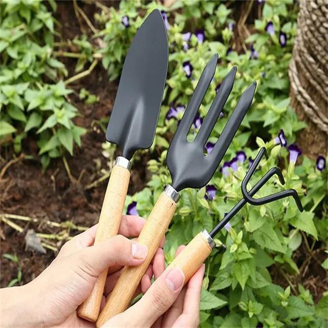 Zamatos Kertészeti Szerszámok Cserepes Virágkert Kis Lapátos Gereblye Ásó Talaj Ásni A Talajt, Hogy Lazítsák Talajtermesztést L5 - Image 2