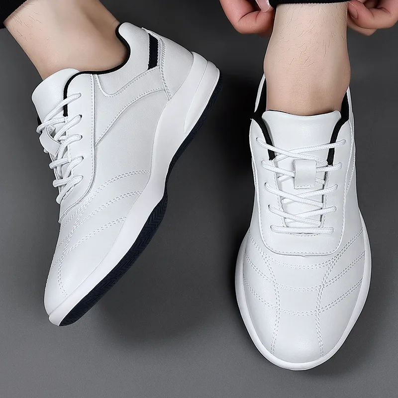Men Business Dress Leather Shoes Spring Autumn Leisure Genuine Leather Breathable Soft Sole Comfortable Vulcanized Shoes for Men 5