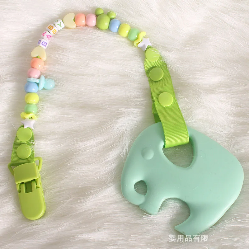 Newborns Baby Pacifier Clips Anti-lost Chain Toys Dummy Pacifiers Clips for Boys Girls Teether Nipples Pacifiers Leashes Cases
