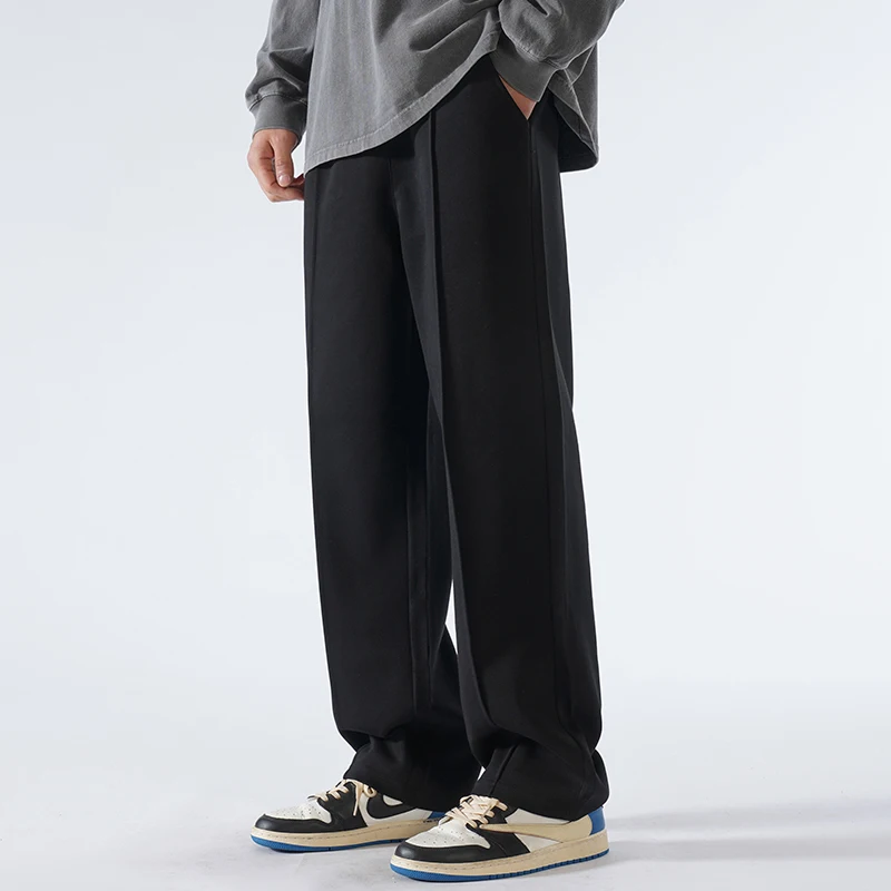 Wide leg Sports Pants Sweatpants 65% Cotton Baggy Joggers Neutral Loose Outdoor Personality Design Autumn Fitness Trousers sport jogging trousers fashion pants fashionable wide leg pants men casual pants