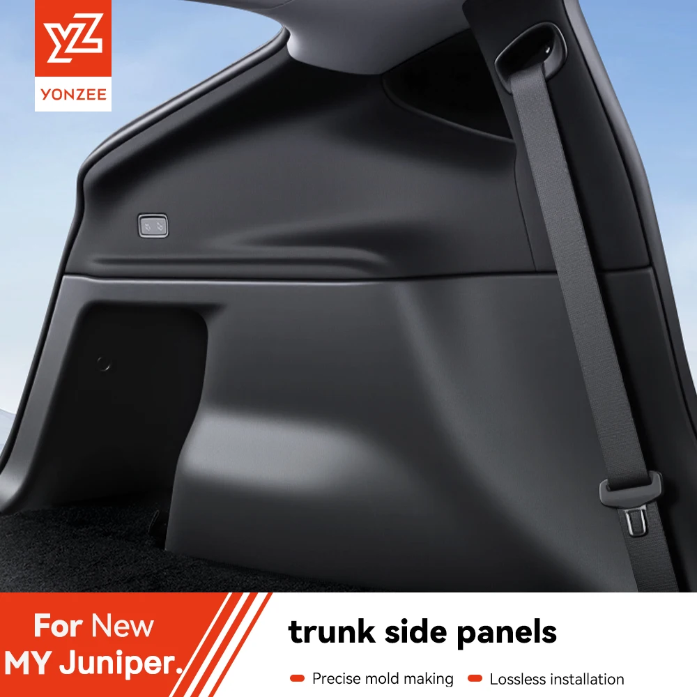 YZ for Tesla Model Y/YL Juniper 2026 Rear Trunk Side Anti-Kick Pad Full Coverage Protection Kit Car Anti-dirty Pad Accessories