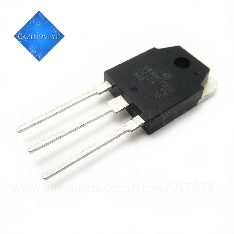 

5 шт./партия STGW30NC120HD GW30NC120HD TO-247 1200V 60A новая Оригинальная фотография