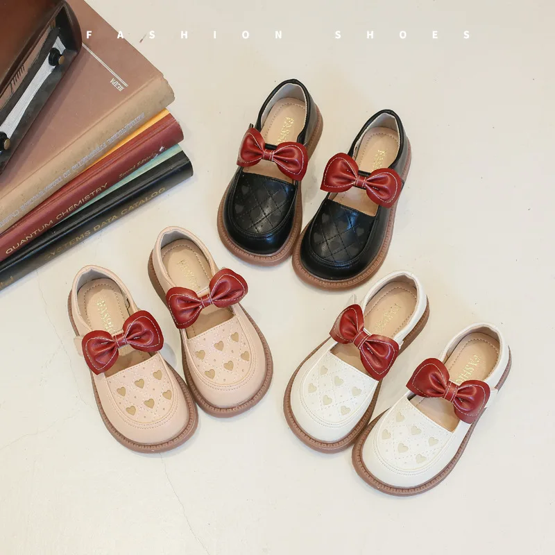 

Girls Shoe Summer Cute Children Leather Shoe Simple Japanese shoe for kids girl Fashion Soft Princess Shoe Hollow kids shoes여아구두