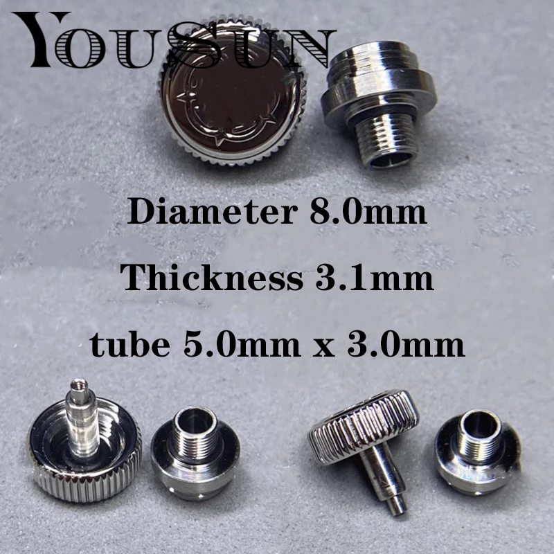 Per Tudor Black Bay Watch Vite Lock Head Crown 8.0Mm Con Accessori Per Tubi Da 5.0Mm