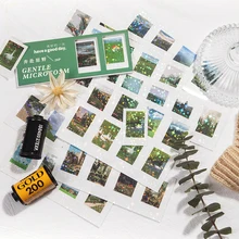 

20Pcs/Set Laser Hand Account Stickers Portable Stationery Sticky Portable Forest Decorative Scrapbooking DIY Craft Stickers