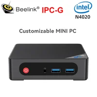 Beelink IPC-GIndustrial Fanless Mini PC Intel Celeron N4020 upto 2.8GHz DDR4 4GB SSD 64G Dual LAN Wifi5 Computer Customizable 1