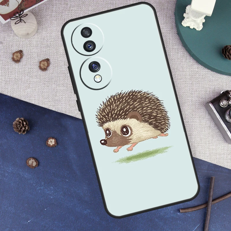 Adorable Hedgehog Design Phone Case