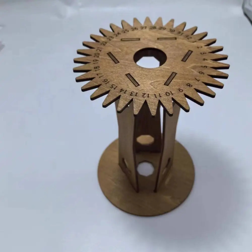 Vertical Kumihimo Marudai Disk New DIY Wooden Hand Rope Braiding Frame