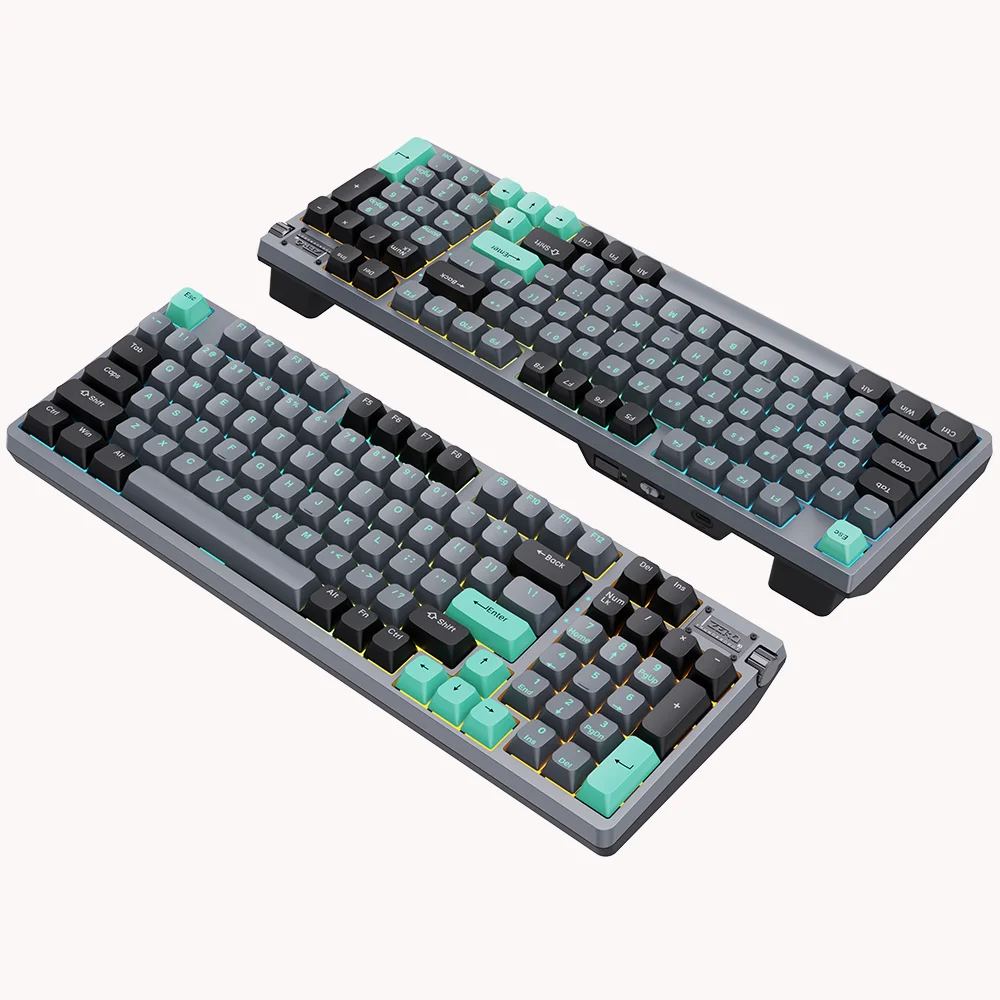 ThundeRobot ZERO 96 Teclado mecânico para jogos, luz RGB hot