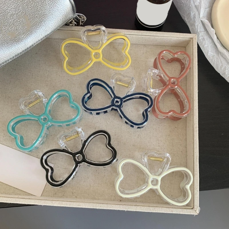

Ponytails Claw Clip Bowknot Hair Clip Jaw Clip Female Temperament HairBun Hairpin Barrettes for Women and Girls Dropship