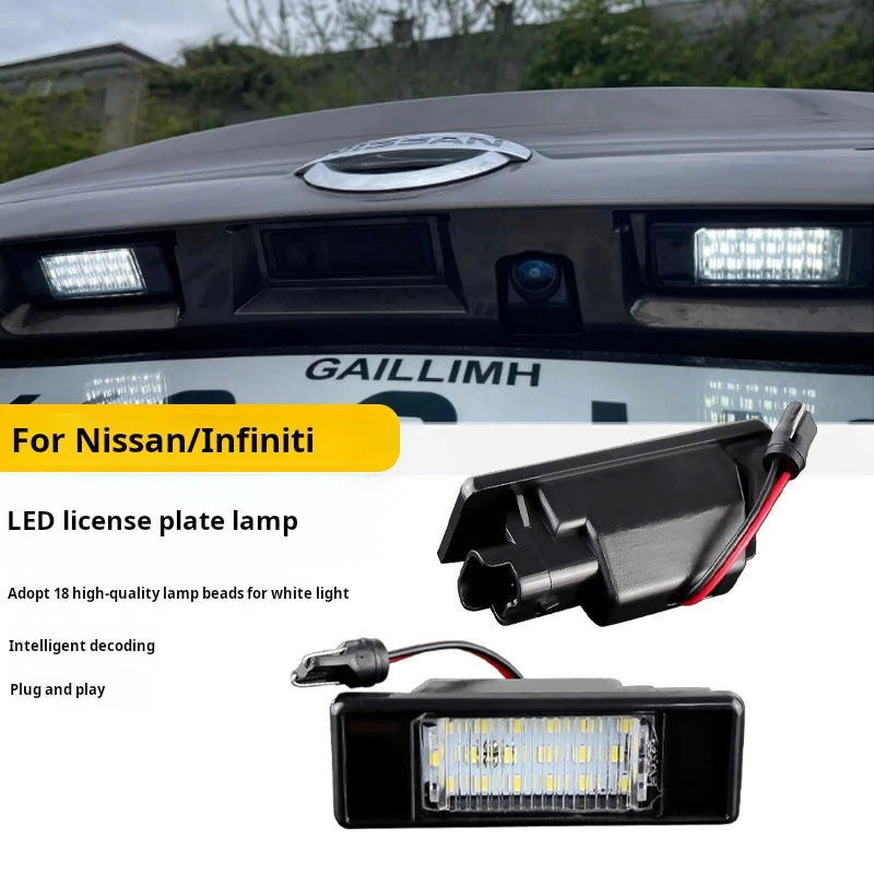 

Suitable For Nissan's 21 X-trail X-trail And Y62 New Sunshine Led License Plate Lights