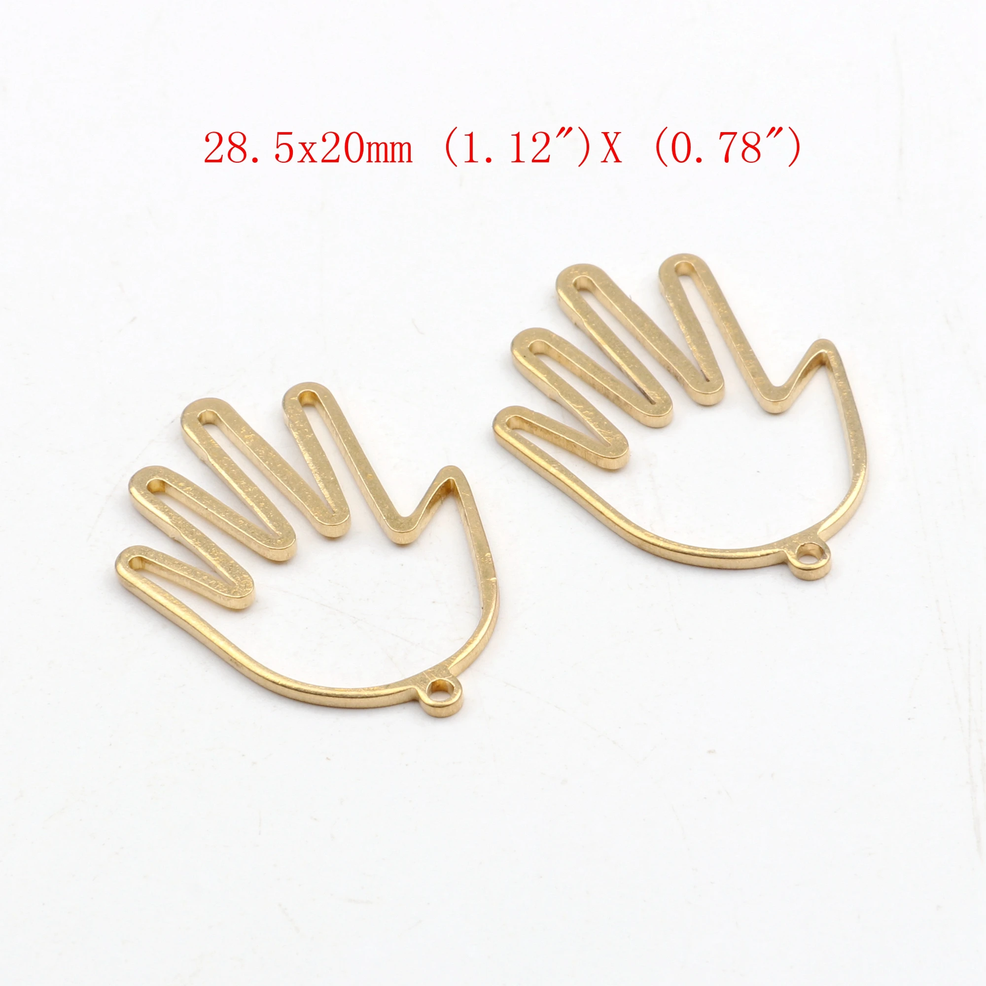 Roh gehämmerte Messing-Charms, Geometrie-Stecker, Zubehör für DIY-Ohrringe, Halskette, Armband, DIY-Herstellung, Schmuckzubehör – Detail 19