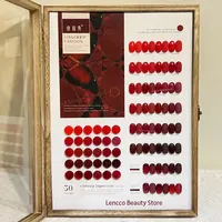 Lencco 30pcs Christmas Gel Nail Polish Set Nail Art Sparkle Gold Red Gel Polish Varnish Semi Permanent UV Gel New Year Nail 15ml 1