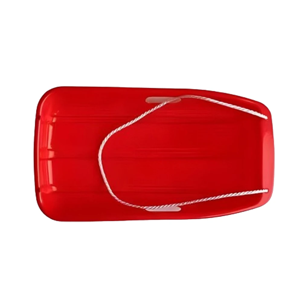 

Large Thick Plastic Adults Skiing Board Sand Sliding Board Children Brake Sled Heavy Duty Snow Toboggan with Rope