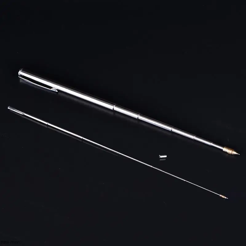 6/7Section işaret kalemi enstrüman Baton paslanmaz çelik teleskopik sihirli tükenmez kalem anaokulu öğretmen eğitim kaynağı