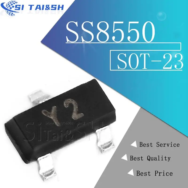 50PCS SOT23 SMD Transistors