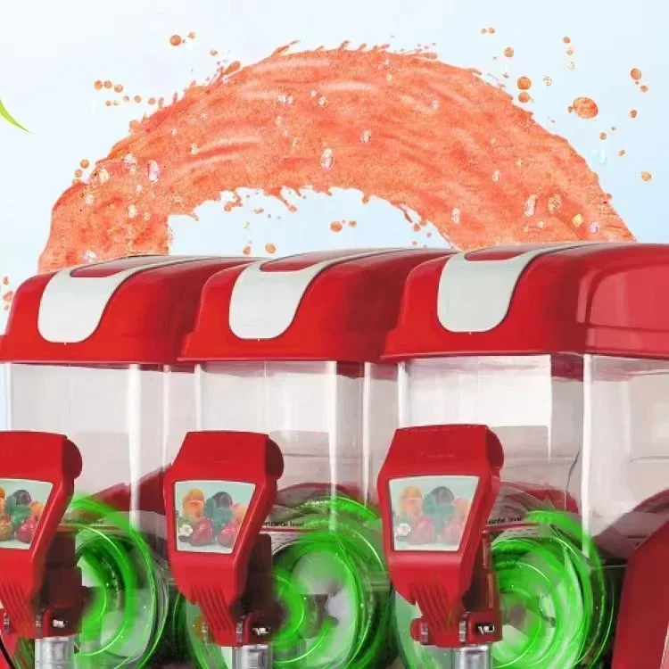 Hot Sale Commercial Large Capacity 45L 3Tanks Slush Machine/ Electric Fully Automatic Slushie Machine 5