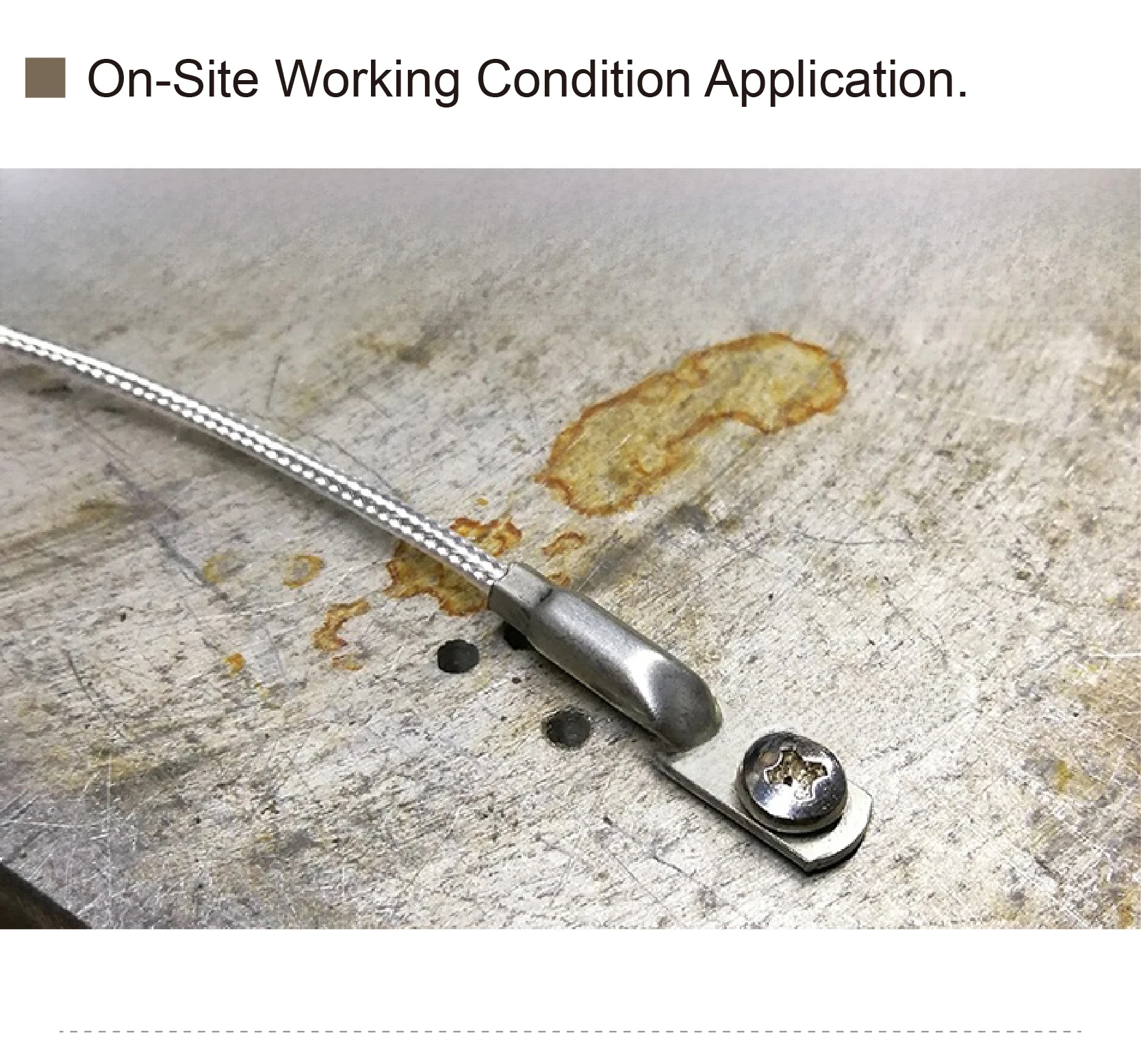 Adhesive Surface-Mount RTD PT100 Waterproof Temperature Sensor Industrial Probe