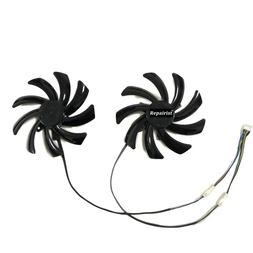 Powercolor Two Fans 2Pcs-Set-DIY-95MM-T129215BH-Graphics-Video-Card-Fans-GPU-VGA-Cooler-For ...