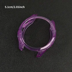 Sleek TPU Protective Case - Scratch - Resistant, Lightweight, Shockproof, Dustproof Cover - Fenix8 43mm (Transparent Purple)