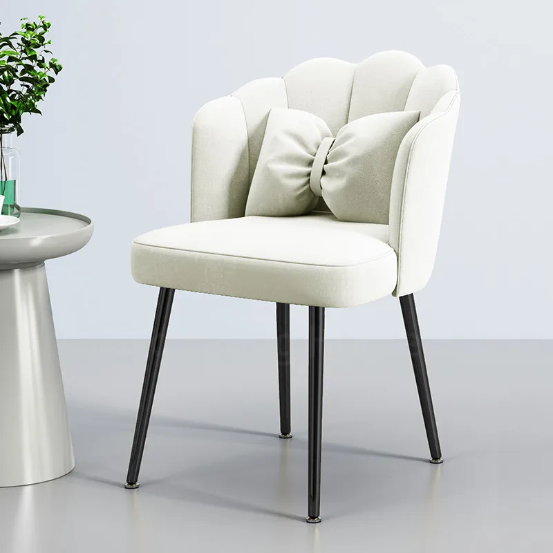 Silla nordica blanca con patas roble SIVAS