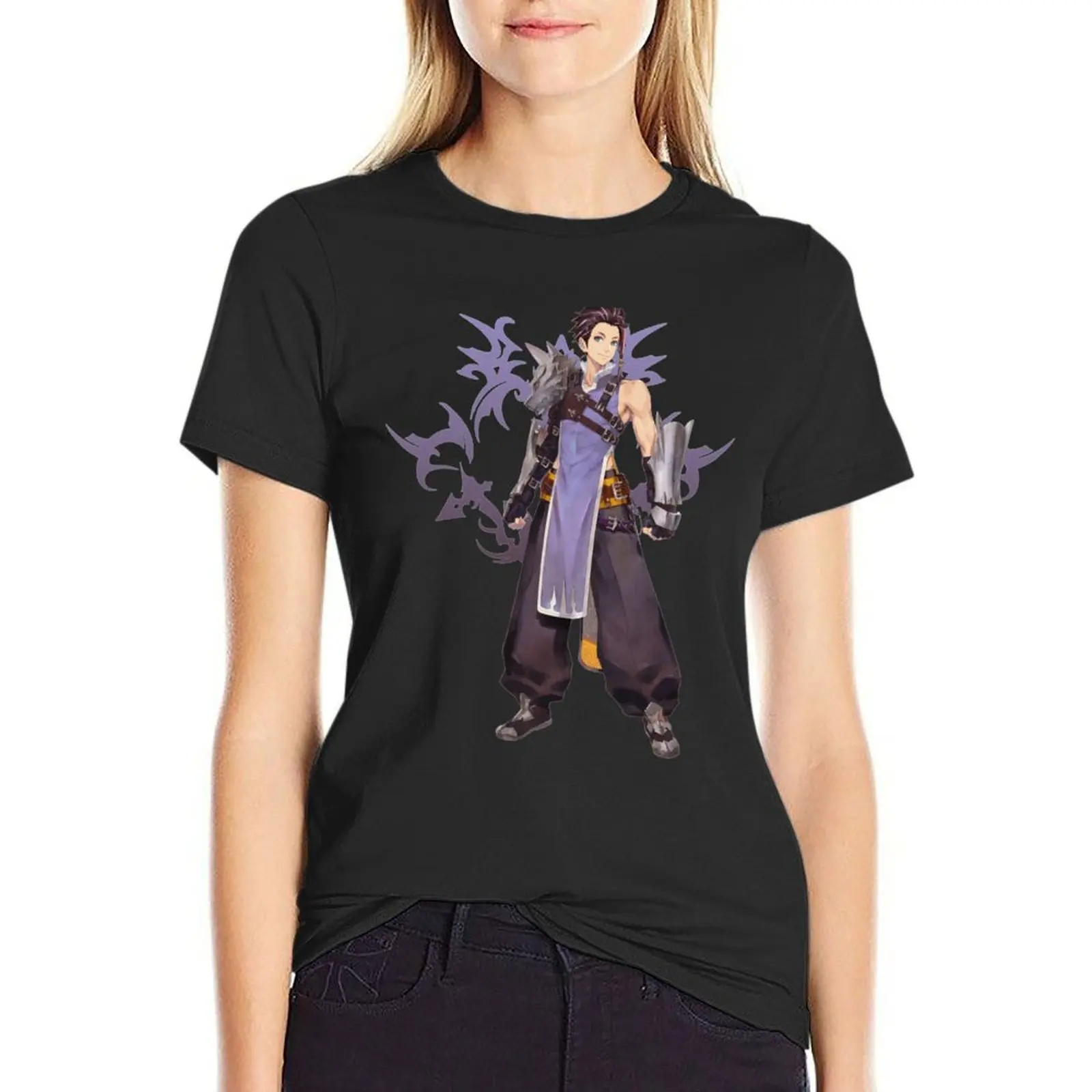 Awesome Art Law Tales Of Arise Games T-Shirt Summer Top T-Shirt Oversize Per Donna Pack