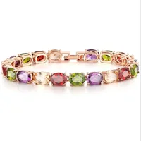 High Quality Rose Gold Color Mona Lisa Zircon Bracelet for Women Crystal from Austrian CZ Stones Special Store 2