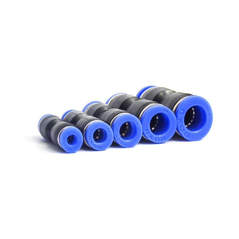 Pneumatic Fittings PY/PE/PV/PU/SA/PM Water Pipes and Tube connectors direct thrust 4 to 16mm/ PK plastic hose quick couplings